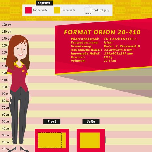 Format Orion 20-410 Wertschutzschrank