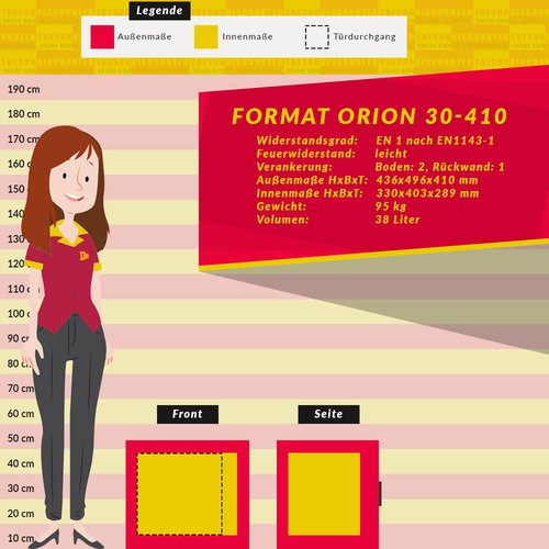 Format Orion 30-410 Wertschutzschrank